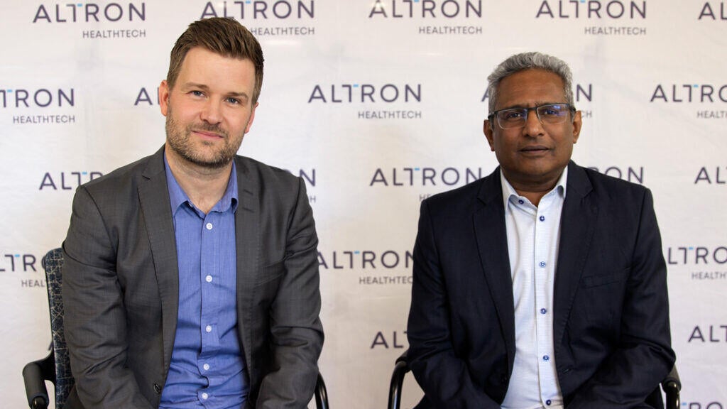 Altron HealthTech and Omnisient Partnership Healthcare News Leslie Moodley and Mladen Čolić,